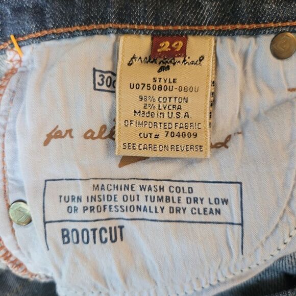 7 for all mankind bootcut rhinestone pocket jeans - Picture 6 of 6